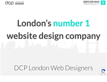 Tablet Screenshot of dcpweb.co.uk